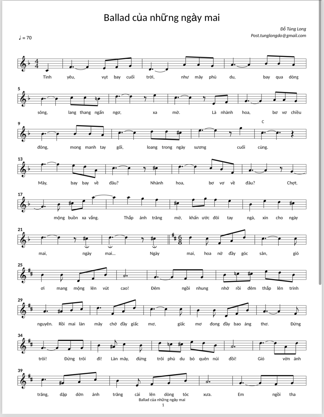 Ballad của những ngày mai