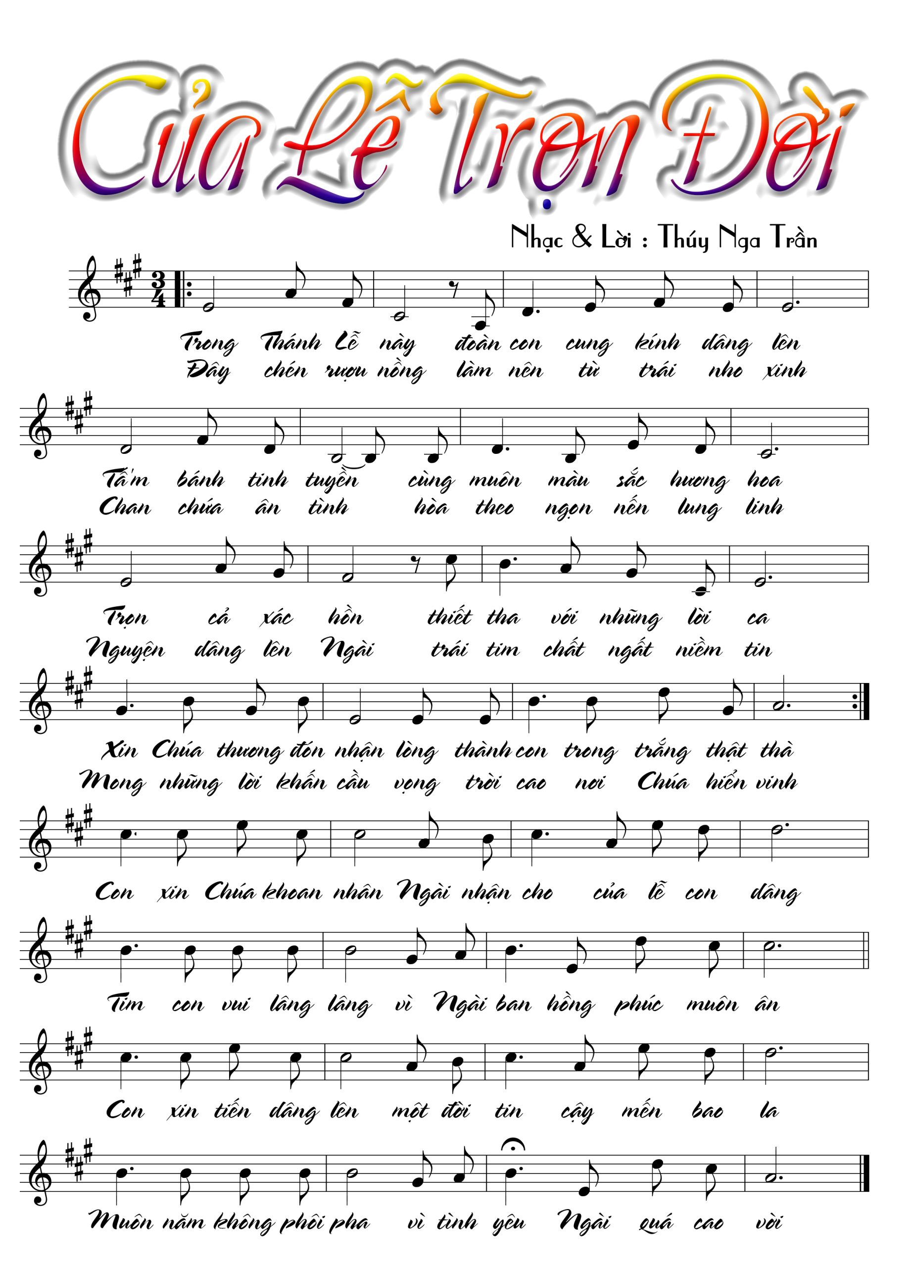 10 CỦA LỄ TRỌN ĐỜI