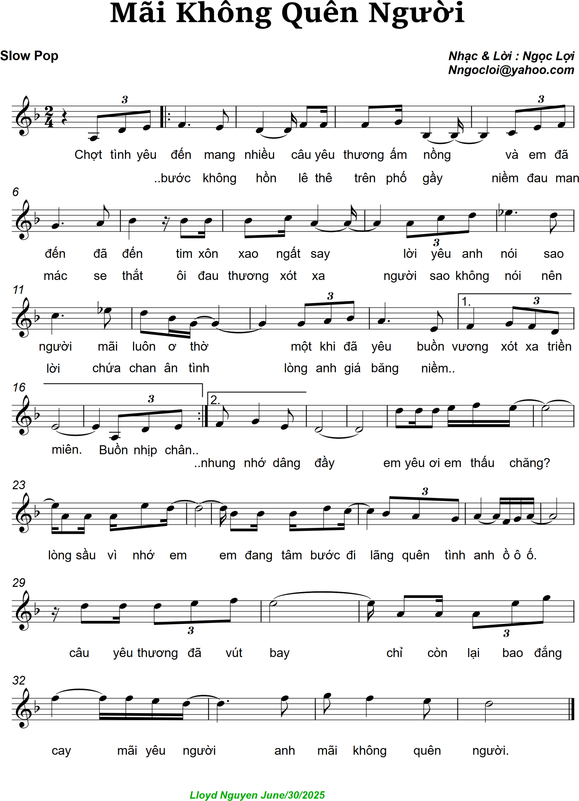 Mãi Không Quên Người