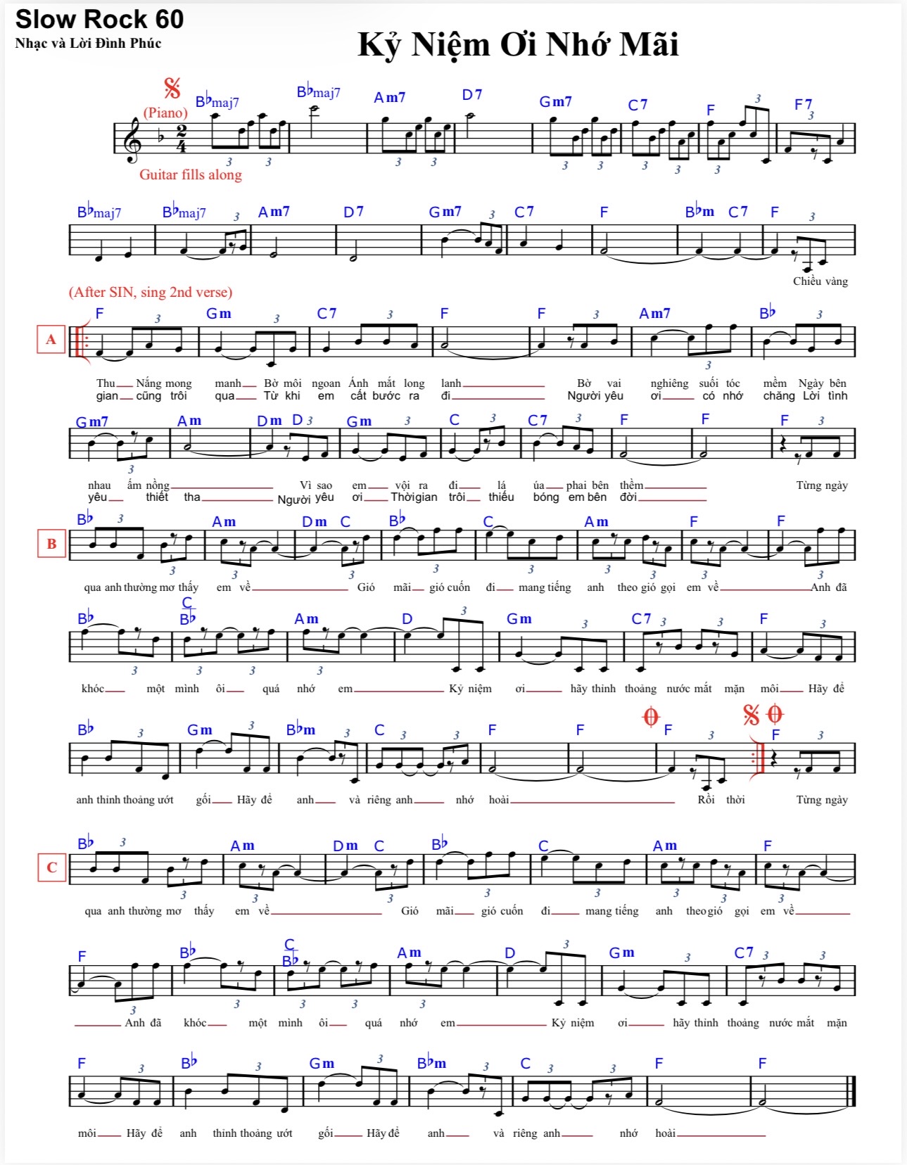 Kỷ Niệm Ơi Nhớ Mãi