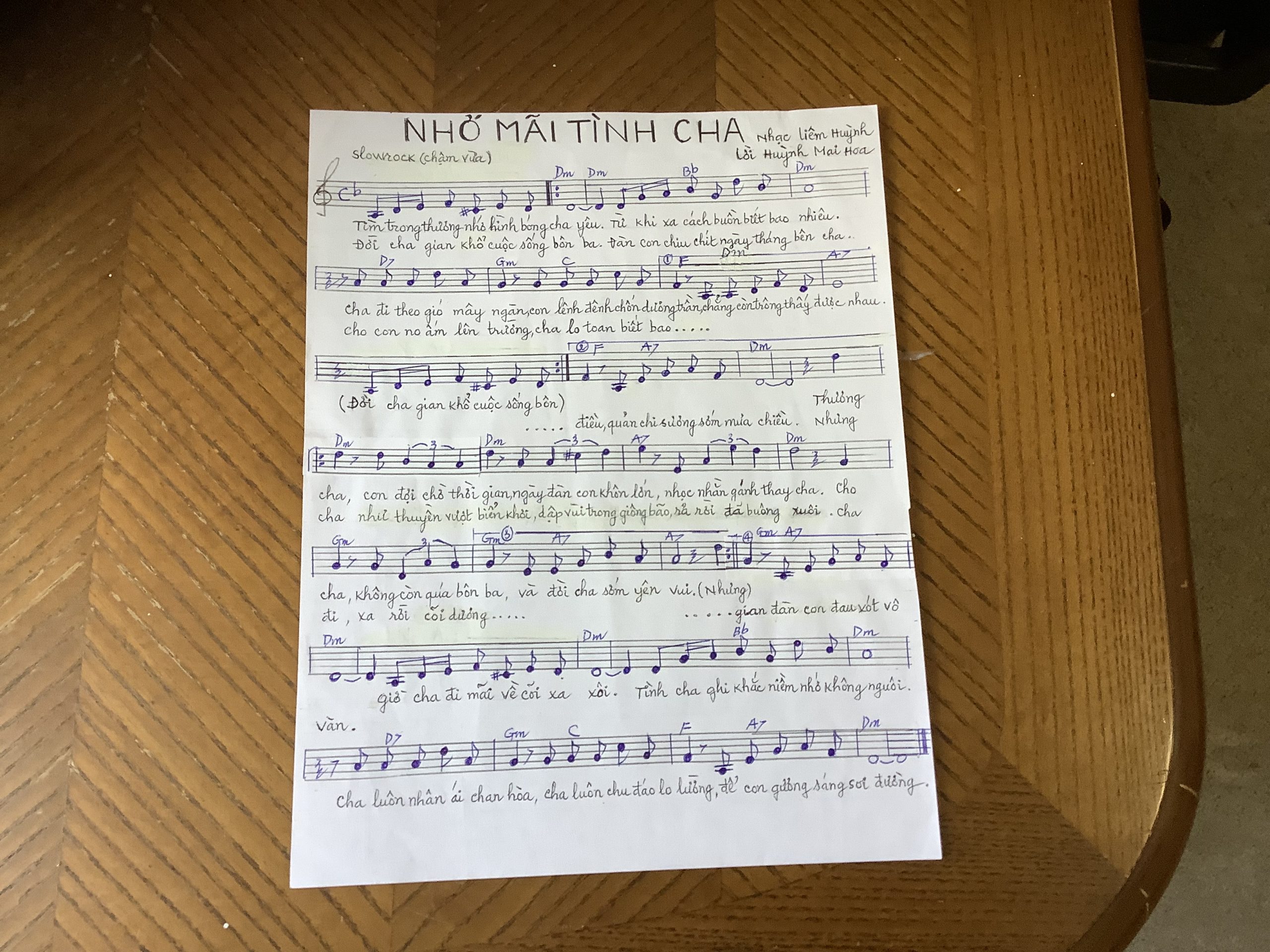 nhớ mãi tình cha