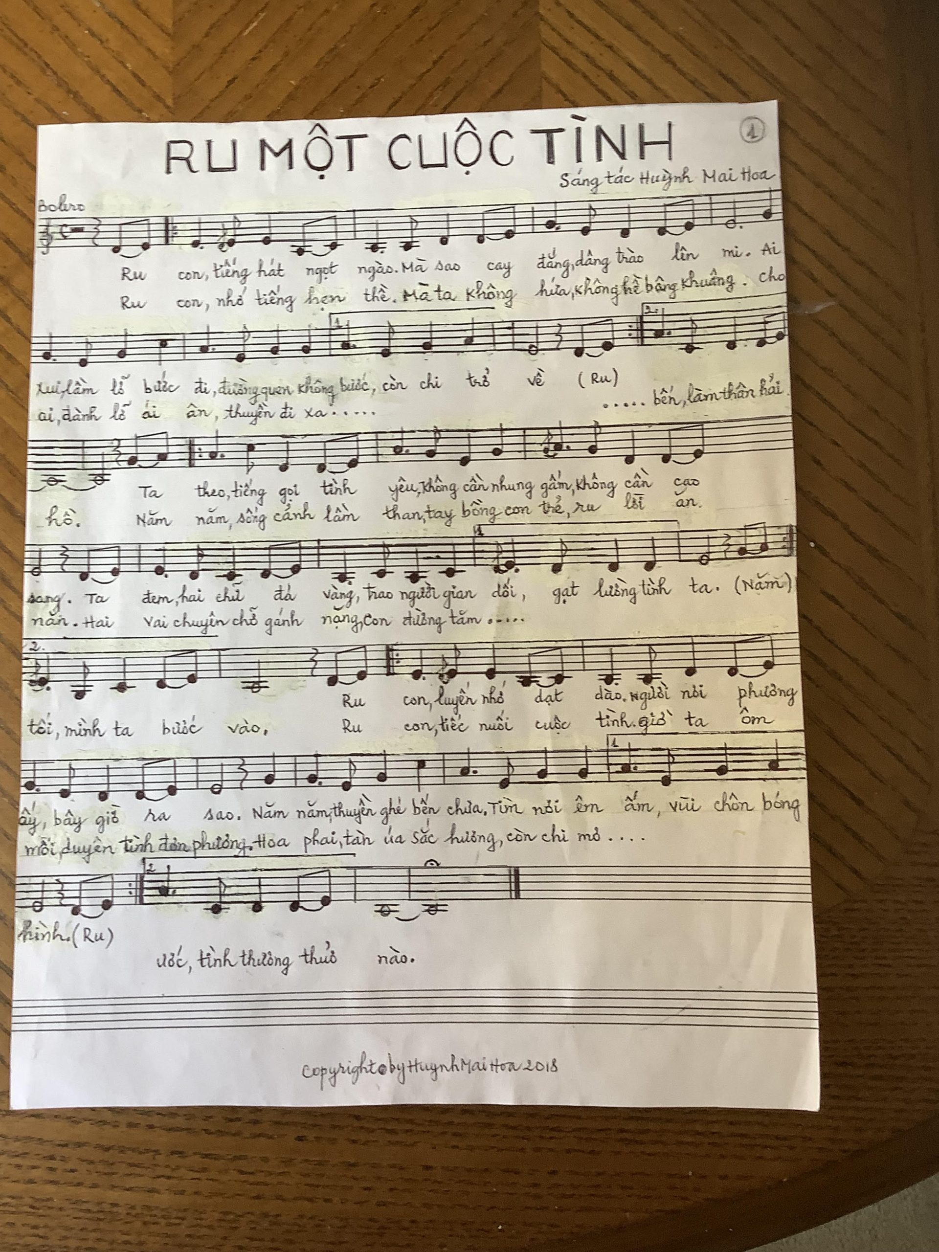 ru một cuộc tình